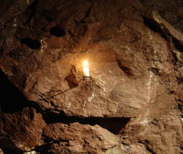Candle Light in Lead Mine
